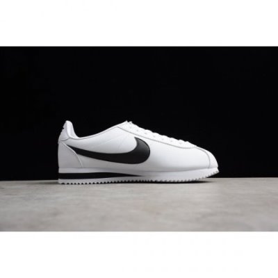 Nike Erkek Classic Cortez Leather Beyaz / Siyah Lifestyle Ayakkabı Türkiye - U7MP9ET8